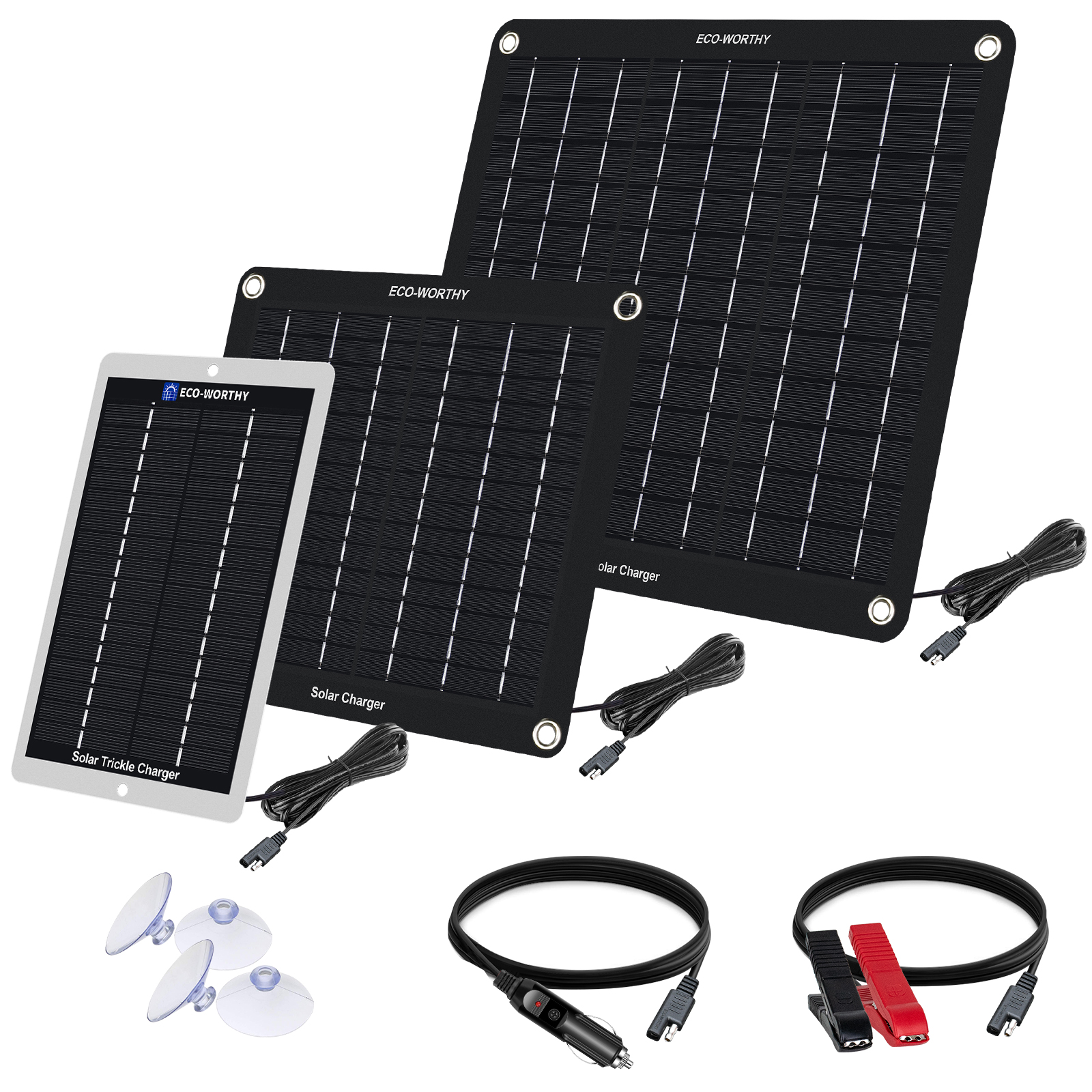 Caricabatterie solare per batterie 12V in auto e barca