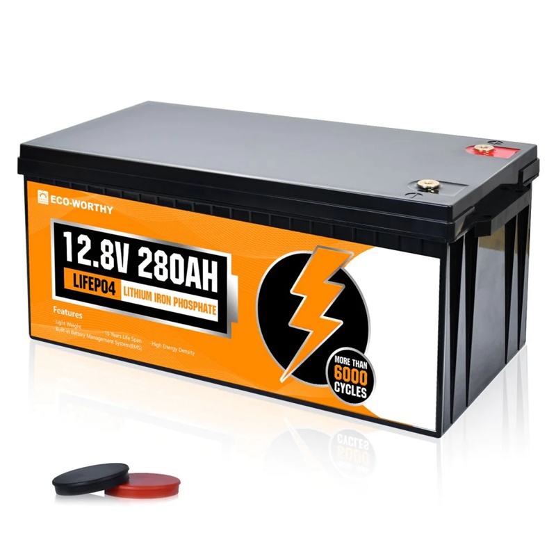 Batteria al litio ferro fosfato LiFePO4 12V 280Ah