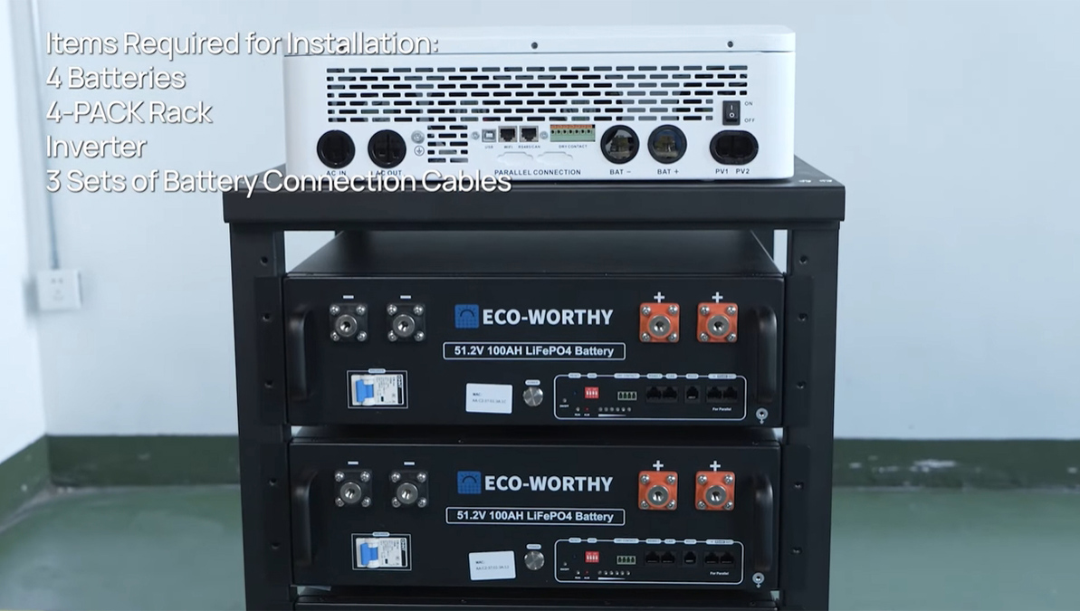 Guida per l'installazione della batteria e dell'inverter per rack server degno di Ecothy